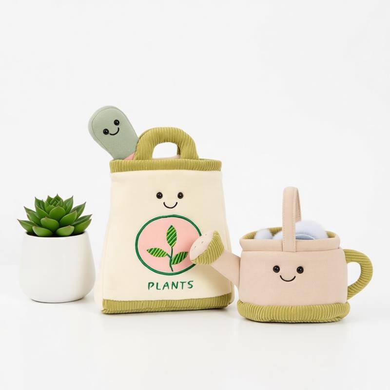 The Plant Parent - Cut Gardening Plush Toy Plant Bag