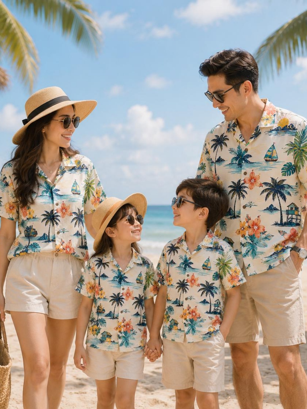 The Plant Parent - Summer Hawaiian Children's Shirt Tropical Plants