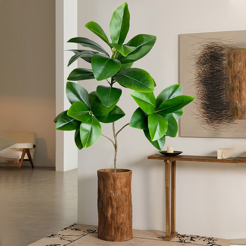 74-140cm Artificial Rubber Tre - Fiddle Leaf Fig ulasan dan harga