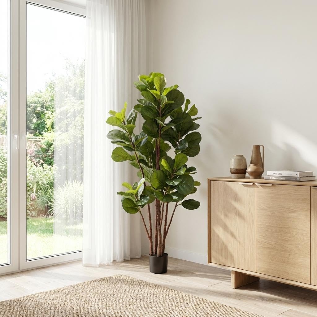 Fiddle Leaf Fig Tree Artificia - Fiddle Leaf Fig ulasan dan harga