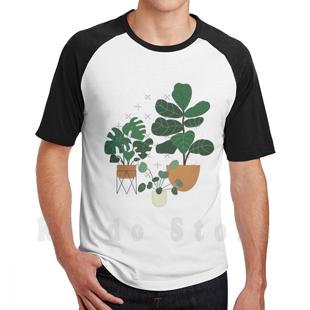 Plant Friends T Shirt Cotton M - Fiddle Leaf Fig ulasan dan harga