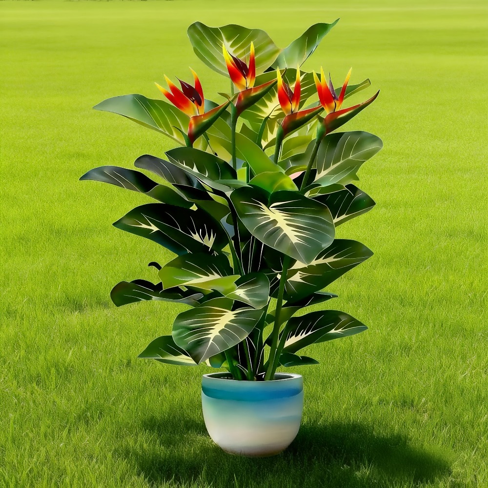 Artificial Bird of Paradise an - Fiddle Leaf Fig ulasan dan harga