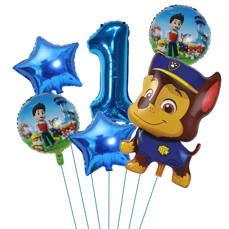 6pcs Cartoon Paw Patrol Theme  - Plant Parent Gifts ulasan dan harga