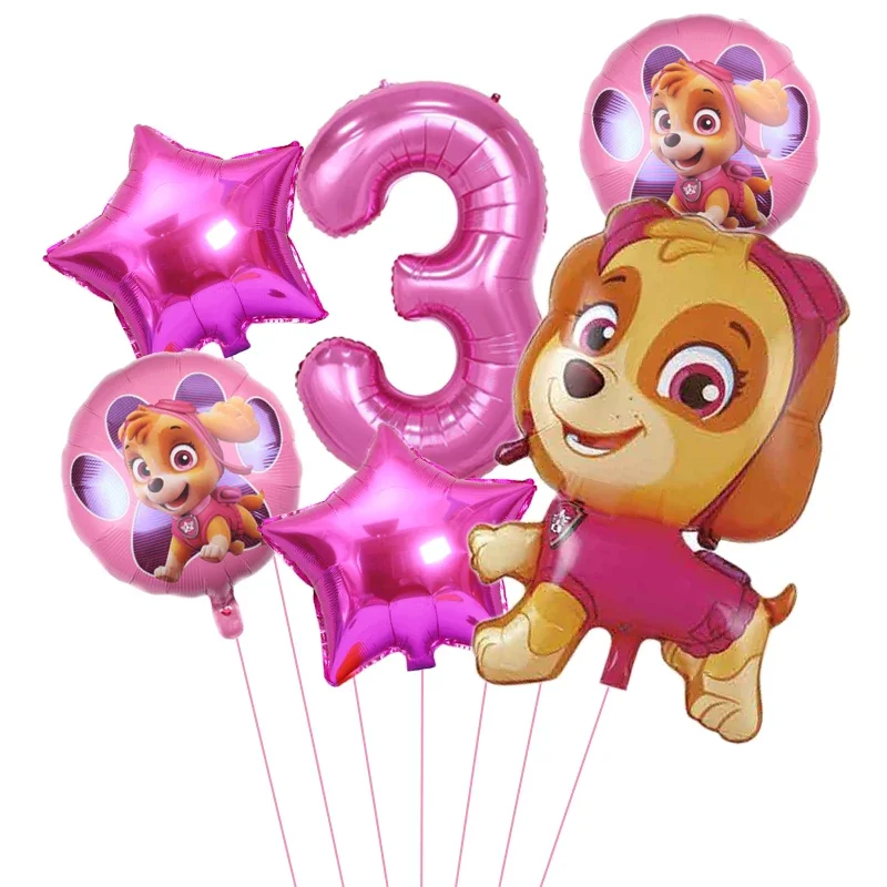 6pcs Cartoon Paw Patrol Theme  - Plant Parent Gifts ulasan dan harga