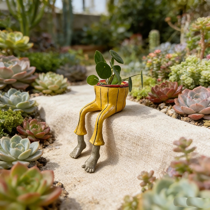Whimsical Resin Leggy Planter  - The Plant Parent ulasan dan harga