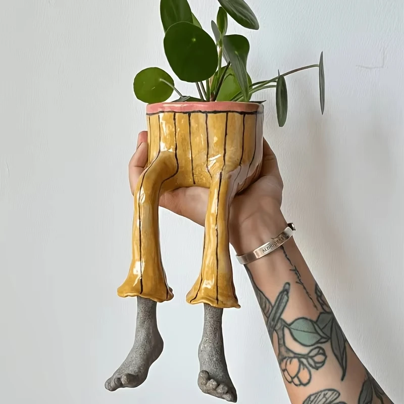 Whimsical Resin Leggy Planter  - The Plant Parent ulasan dan harga