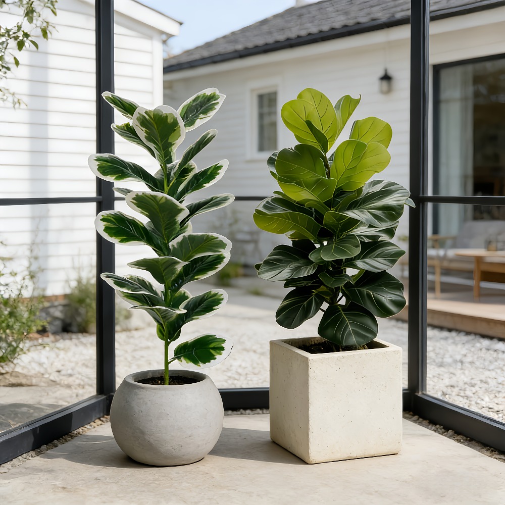 Outdoor Artificial Banyan Tree - Fiddle Leaf Fig ulasan dan harga